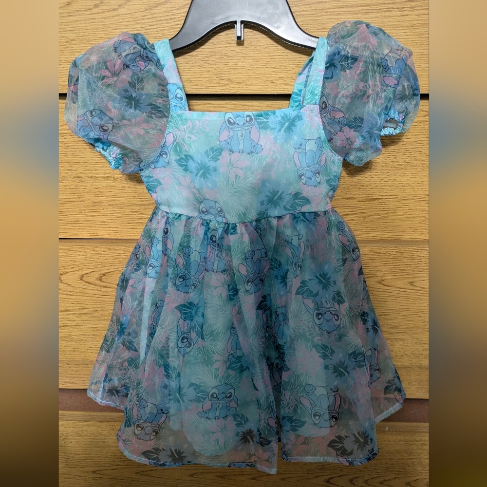 Disney Stitch Light Blue and Purple Top